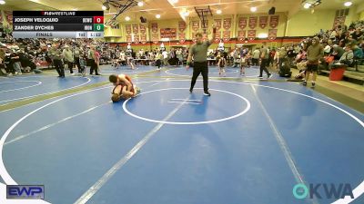 132 lbs Final - Joseph Veloquio, Dark Cloud Wrestling Club vs Zander Dyches, IRONMEN Wrestling Club