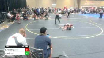 54 lbs Semifinal - Destin Hanaike Jr., Honolulu WC vs Jessie Kelly, Savage House Wrestling Club