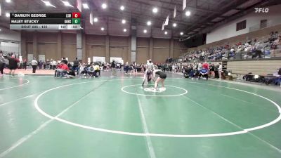 130 lbs Cons. Round 3 - Haley Stucky, Goddard vs Darilyn George, Lee`s Summit West