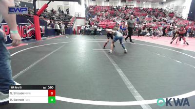 64 lbs Rr Rnd 5 - Sawyer Shouse, Morrison Takedown Club vs Kyson Barnett, Twin Hills