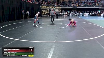 114G Quarterfinal - Kaylani Vreeland, Dimond vs Jaelynn Colby, North Pole Patriots