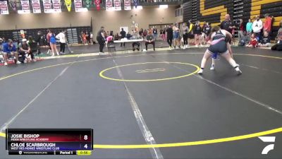 170 lbs Round 1 - Josie Bishop, Moen Wrestling Academy vs Chloe Scarbrough, West Des Moines Wrestling Club