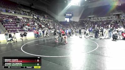 67 lbs 1st Place Match - Brody Coats, Bear Cave Wrestling Club vs Ayden Calderon, Bear Cave Wrestling Club