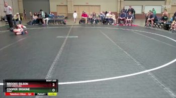 64 lbs Cons. Semi - Cooper Erskine, SDWA vs Brooks Gilson, Core Wrestling