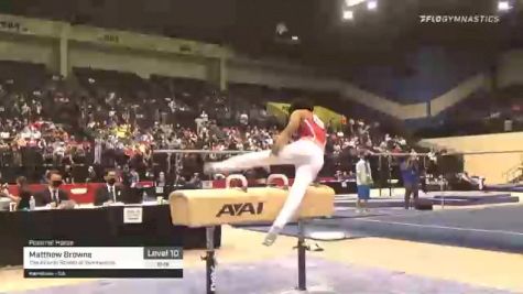 Matthew Browne - Pommel Horse, The Atlanta School of Gymnastics - 2021 USA Gymnastics Development Program National Championships
