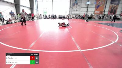 80 lbs Rr Rnd 2 - Logan Taylor, Elite NJ Elem Squad vs Caiden Curva, The Hunt Wrestling Club Orange