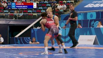 60 kg Qualif. - Mohamed Ahmed, Egypt vs Ronaldas Pogozelskis, Lithuania
