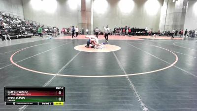 138 lbs Cons. Round 3 - Ross Davis, Liberty vs Boyer Ward, St. Pius X (Kansas City)