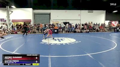 106 lbs Round 1 (16 Team) - Jeffrey Dunaway, Illinois vs Easton Pierce, Oklahoma Red