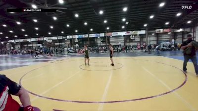 130 lbs Cons. Round 2 - Kaliber Emmett, Stillwater Gladiators vs Landric Hoffman, Lander Legacy Wrestling Club