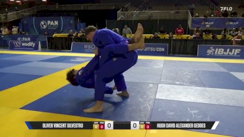 Hugh David Alexander Geddes vs Oliver Vincent Silvestro 2026 Pan Jiu Jitsu IBJJF Championship
