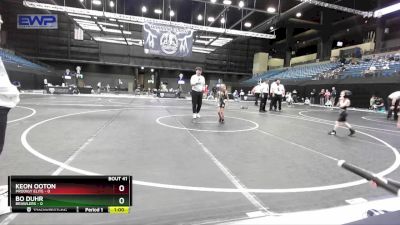 43 lbs Semifinal - Bo Duhr, Brawlers vs Keon Ooton, Prodigy Elite