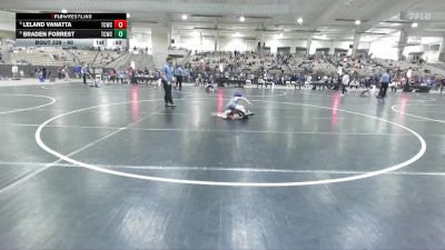 60 lbs Cons. Round 3 - Braden Forrest, Wildcats Wrestling vs Leland Vanatta, Fairview Jackets Youth Wrestling