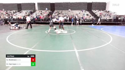 155-H2 lbs 3rd Place - Seamus McBreen, Sachem North vs Kamren Harrison, Baldwin