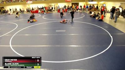 58 lbs Semifinal - Gray Meyer, Minnesota vs Blaine Olson, Pursuit Wrestling Minnesota