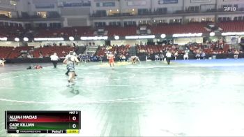 120 lbs Champ. Round 2 - Cade Killian, Eagle vs Alijah Macias, Nampa