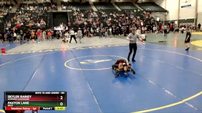 80 lbs Quarterfinal - Skyler Rainey, Ultimate Contender vs Paxton Lane, BRLD