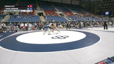 144 lbs Cons. Sub-rd Of 32 - Jordan Loya, Idaho vs Angel Serrano, Colorado