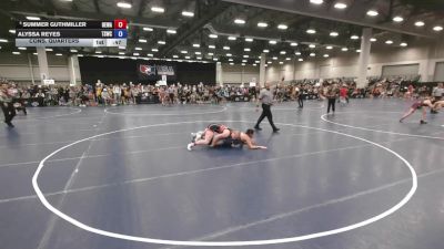 145 lbs Cons. Quarters - Alyssa Reyes, Texas Style Wrestling Club vs Summer Guthmiller, Berge Elite Wrestling Academy