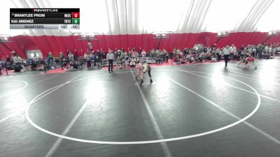 12U Boys - 98 lbs Quarters - Brantlee Prom, Wisconsin vs Kai Jimenez, Team Nazar Training Center