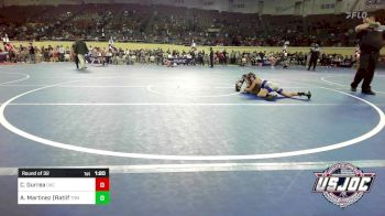 67 lbs Round Of 32 - Casin Gurrea, OKC Saints Wrestling vs Alexander Martinez (Ratliff), Triumph Wrestling Club