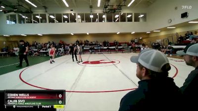 108 lbs Cons. Round 2 - Caleb Sivo, Ferndale Force Wrestling Club vs Cohen Wells, Ascend Wrestling Academy