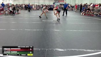 120 lbs Cons. Round 4 - Dominic Marino, Shore Thing Wrestling Club vs Firdavs Ahmadzoda, Unattached