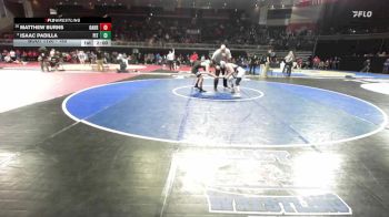 150 lbs Champ. Round 1 - Isaac Padilla, Pitman vs Matthew Burns, Oak Ridge