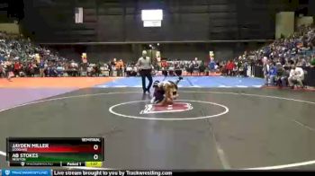 5A - 120 lbs Semifinal - AB Stokes, Newton vs Jayden Miller, Goddard