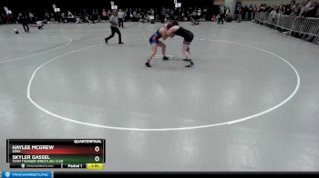 155 lbs Quarterfinal - Haylee McGrew, Iowa vs Skyler Gassel, Team Thunder Wrestling Club