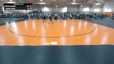 184 lbs Quarterfinal - Ethan Ramsey, Davenport vs David Davis, Tiffin