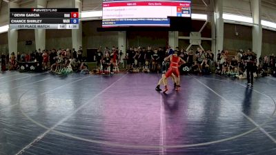 115 lbs 1st Place Match - Devin Garcia, Idaho vs Chance Shirley, Washington