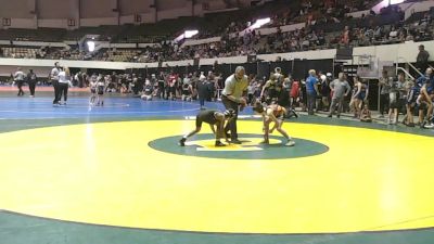 6-8 75 Cons. Round 2 - Dylan Fridley, Powhatan Wrestling Club vs Taai Bashir, Virginia Team Predator