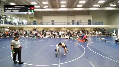 85-89 lbs Round 1 - Zachary De Hoyos, Champions Wrestling Club vs Hudson Proctor, Delta Wrestling Club