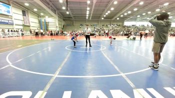 56 lbs Rr Rnd 1 - Greyson Bosley, Revival Orange vs Abrielle Thomas, Broad Axe White