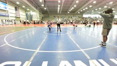 56 lbs Rr Rnd 1 - Greyson Bosley, Revival Orange vs Abrielle Thomas, Broad Axe White