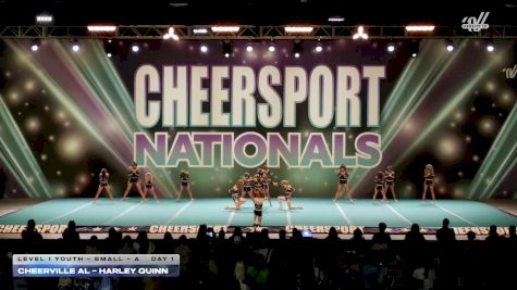 CheerVille AL - Harley Quinn [2026 L1 Youth - Small - A Day 1] 2026 CHEERSPORT National All Star Cheerleading Championship