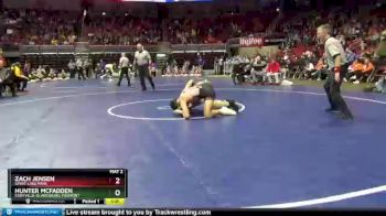 2 lbs Cons. Round 1 - Zach Jensen, Spirit Lake Park vs Hunter Mcfadden, Eddyville-Blakesburg-Fremont