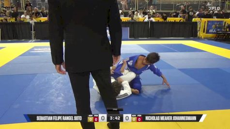 Nicholas Meaher Johannesmann vs Sebastian Felipe Rangel Soto 2025 Pan Kids Jiu-Jitsu IBJJF Championship