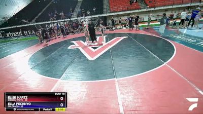 75 lbs Placement Matches (8 Team) - Ella Pechnyo, Colorado vs Elise Martz, Oregon White