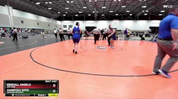 190 lbs Cons. Round 3 - Kendall Angelo, Oak Park vs Mariposa Soto, Bennington Girls