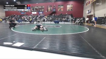 180 lbs 5th Place Match - Maria Hiles, Frostburg State vs Morgan Linton, McDaniel