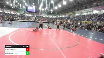 65 lbs Round Of 16 - Gabriel Mercado, Duran Elite vs Adam Deaguero, Adams City WC