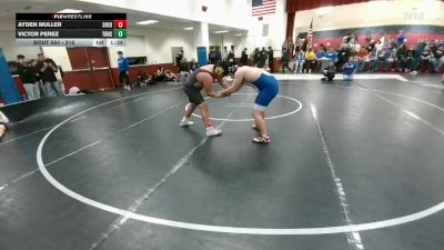 215 lbs Cons. Round 4 - Victor Perez, Thunder Basin vs Ayden Muller, Sheridan