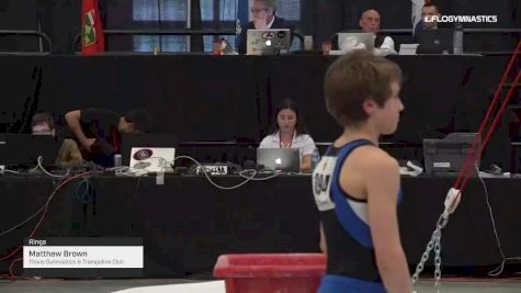 Matthew Brown - Rings, Titans Gymnastics & Trampoline Club - 2019 Canadian Gymnastics Championships