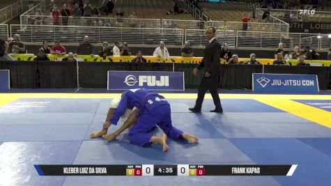 Frank Kapas vs Kleber Luiz Da Silva 2025 Pan Jiu Jitsu IBJJF Championship