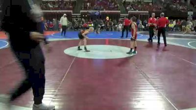 73 lbs Cons. Round 6 - Abel Haugen, Williston Coyotes vs Easton Murphy, Billings Wrestling Club