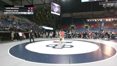 105 lbs Champ. Rd Of 16 - Katie Biscoglia, IA vs Isabelle Apple, MO