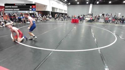 120 lbs Griffin Magee, Team North Dakota vs Brendon Oehme, South Dakota Blue