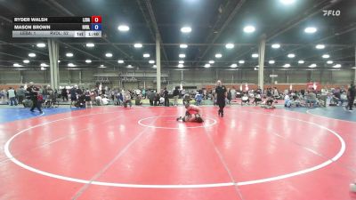 120 lbs Rr Rnd 7 - Ryder Walsh, Lebanon Die Hard Wrestling - BK8 vs Mason Brown, Revival Silly Salmon - BK8